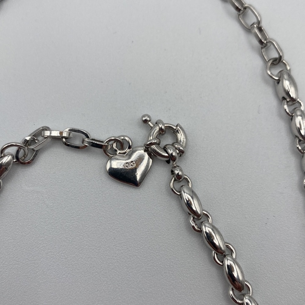 Vintage Jewelry set of two necklace and bracelet, Gucci style. - Picture 6 of 6
